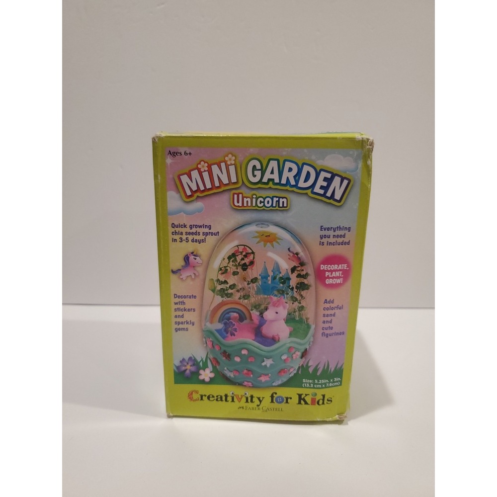 Creativity for Kids Mini Garden Unicorn Chia Seed Terrarium Craft Kit (Ages 6+)